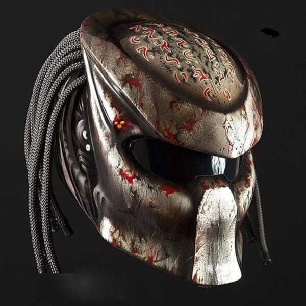 Great Predator Motorcycle Helmet Blood Style