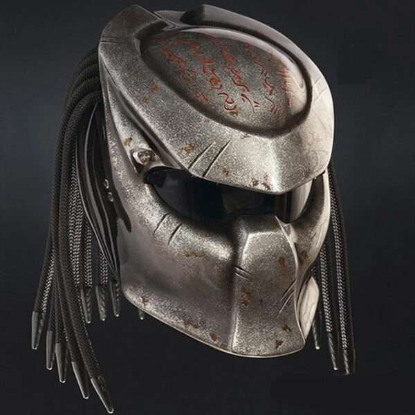 Custom Predator Motorcycle Helmet Blood Style