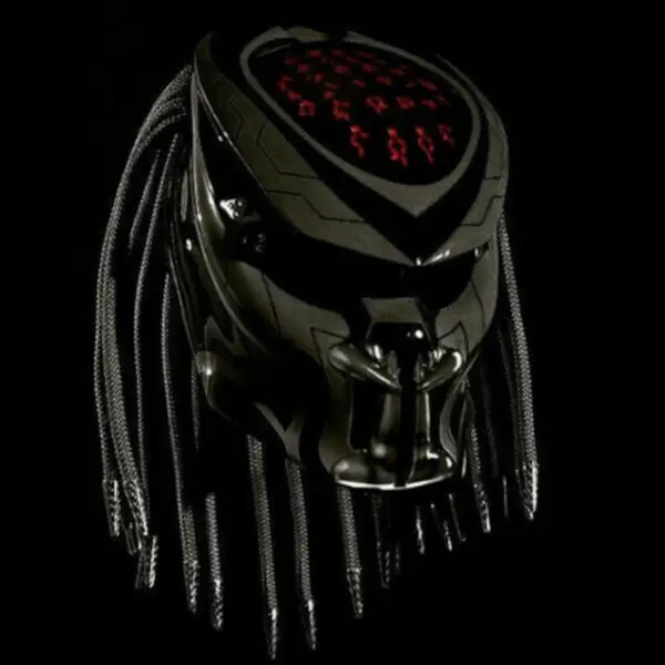 Predator Motorcycle Helmet The Dark Grey