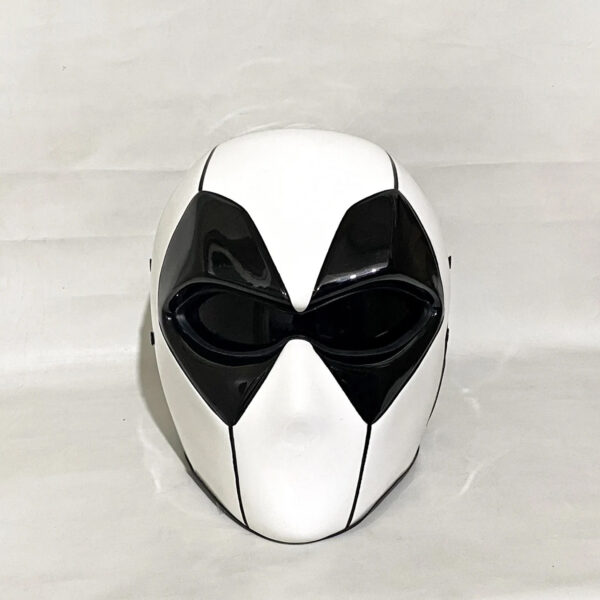 DeadPool Motorcycle Helmet White And Black