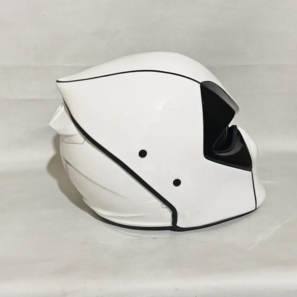 DeadPool Motorcycle Helmet White And Black - Image 4