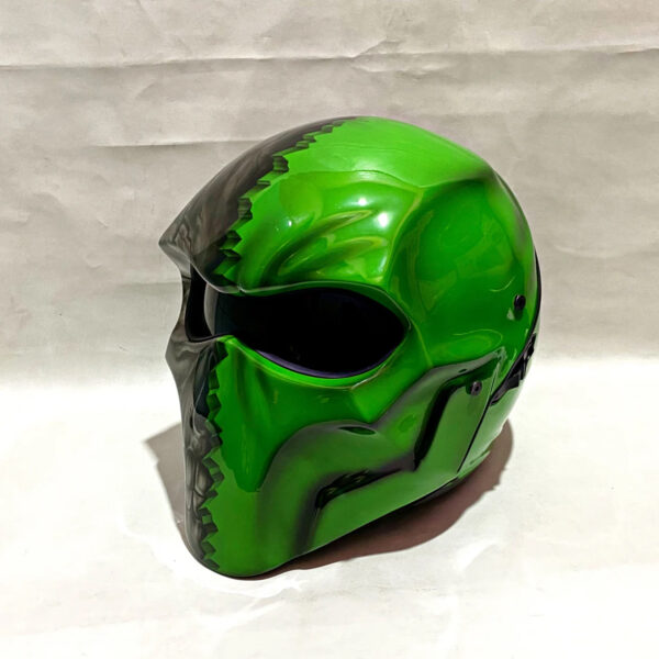 Predator Green Death Stroke Crack Skull 3D Brush - Image 2