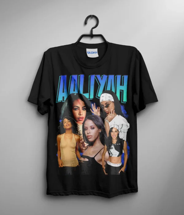 Aaliyah Tee Retro Luxury T Shirt Unisex Size