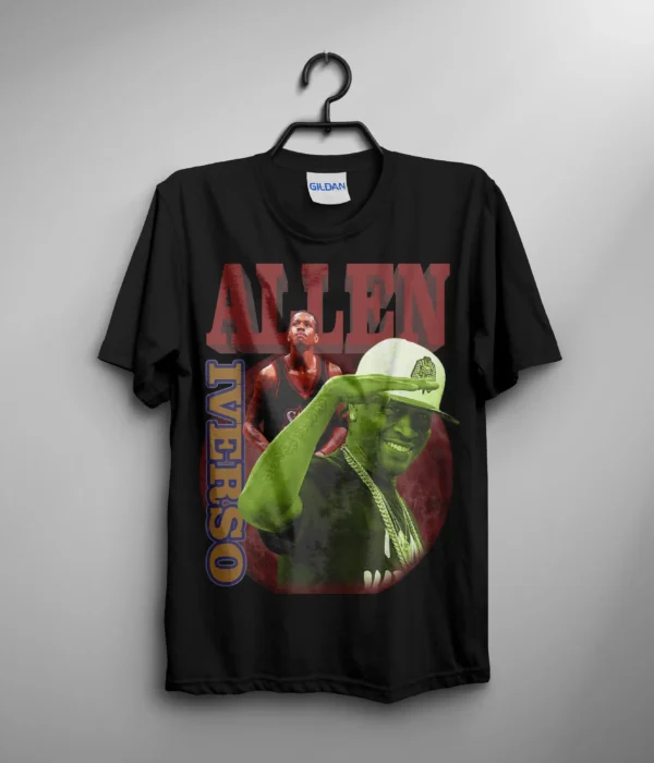 Allen Iverso Tee Retro Luxury T Shirt Unisex Size