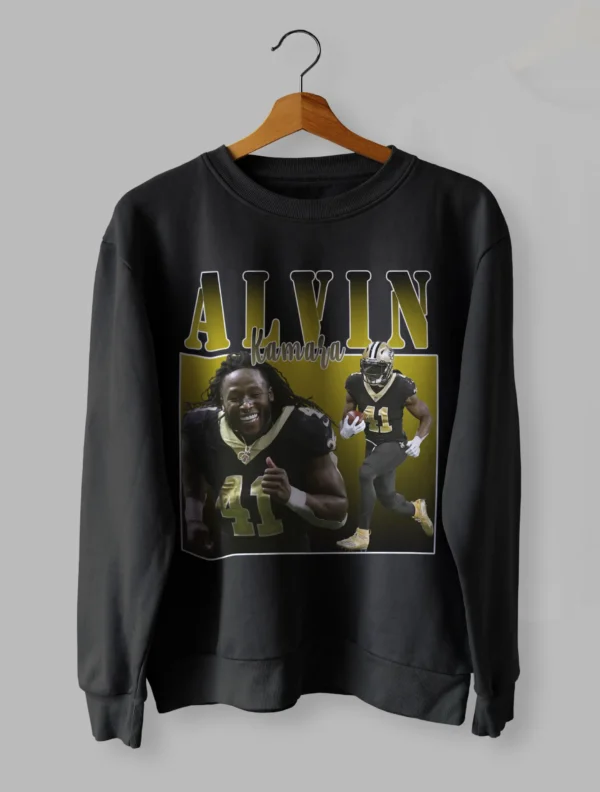 Alvin Kamara Luxury Retro Sweatshirt Unisex Size