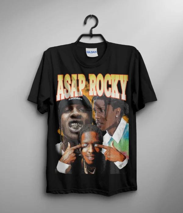 Asap Rocky Tee Retro T Shirt Unisex Size