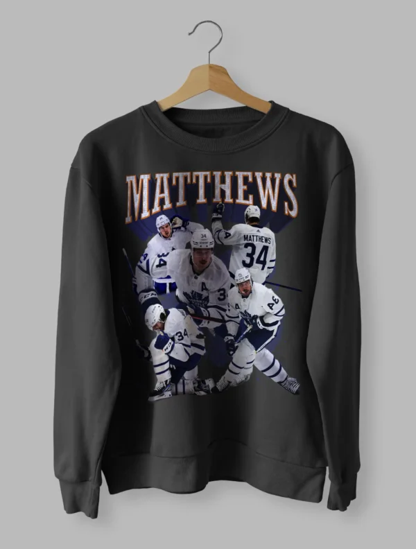 Auston Matthews Shirt Ice Hockey American Sweatshirt Unisex Size