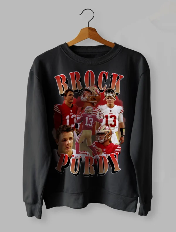 Brock Purdy Tee Luxury Retro Sweatshirt Unisex Size