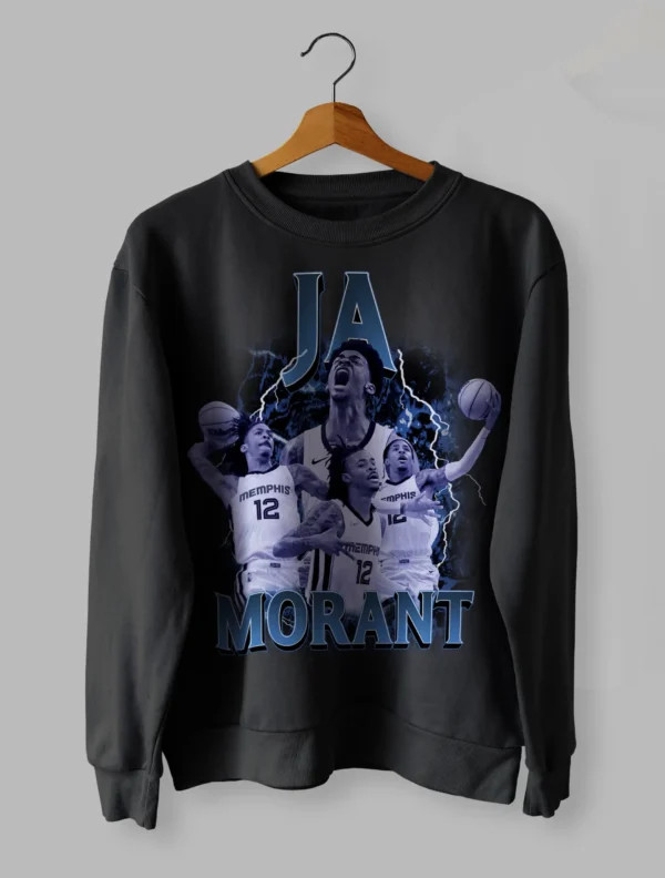 Ja Morant Tee Luxury Retro Sweatshirt Unisex Size