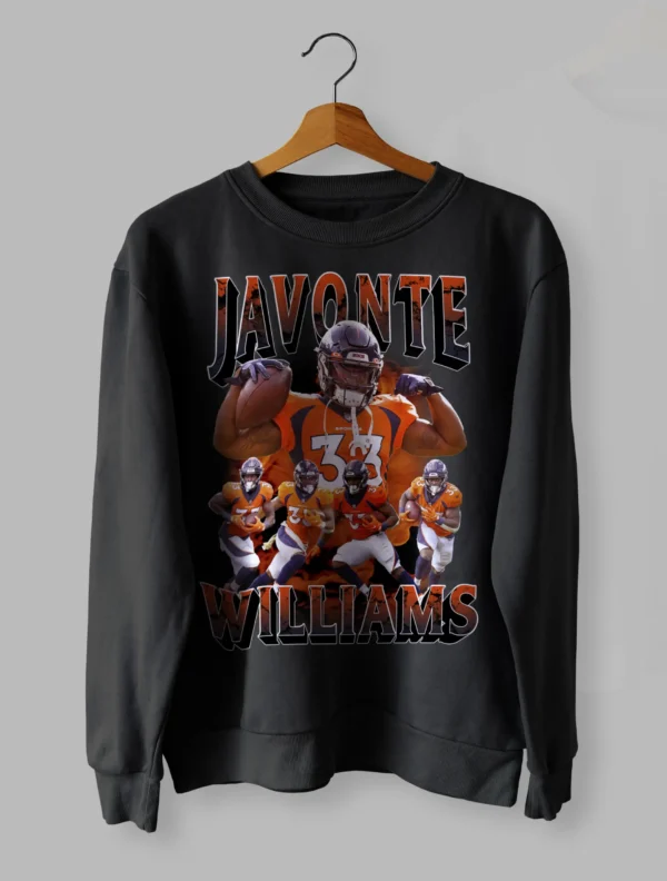 Javonte Williams Luxury Retro Sweatshirt Unisex Size