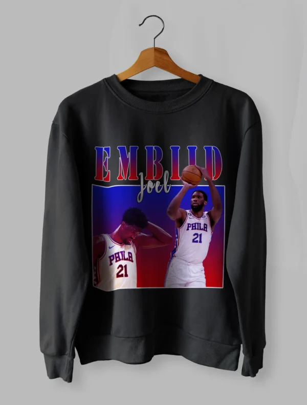 Joel Embiid Luxury Retro Sweatshirt Unisex Size