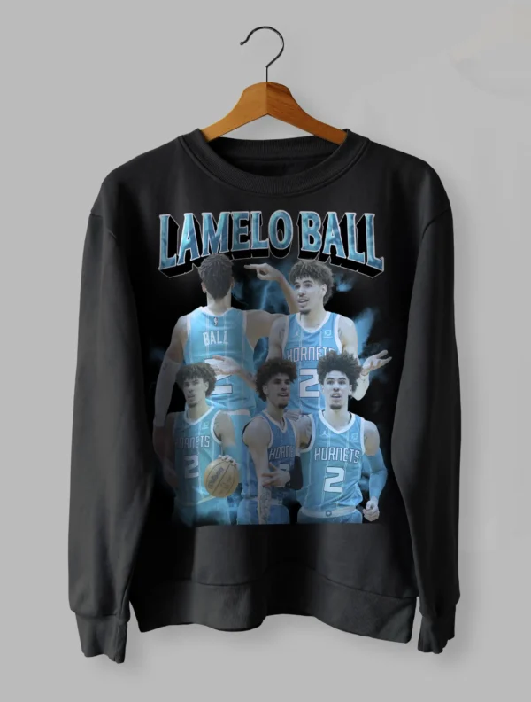 Lamelo Ball Tee Luxury Retro Sweatshirt Unisex Size