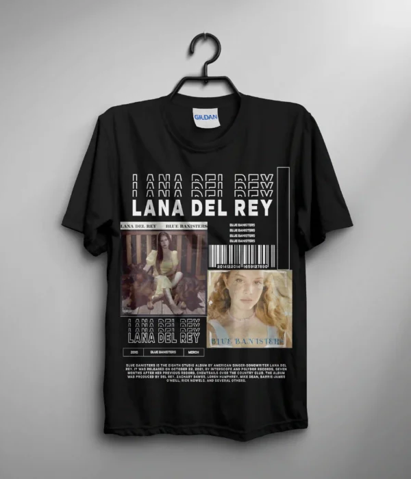 Lana Del Rey Blue Banister T Shirt Unisex Size