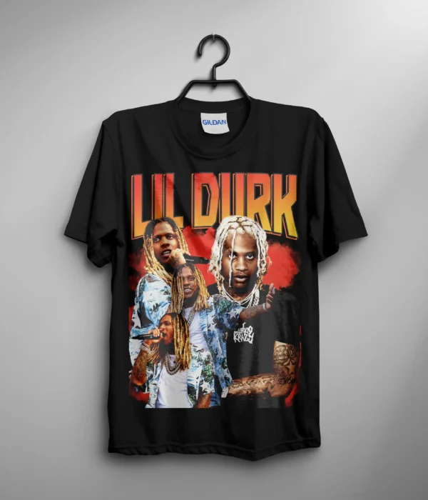 Lil Durk Print T Shirt Unisex Size