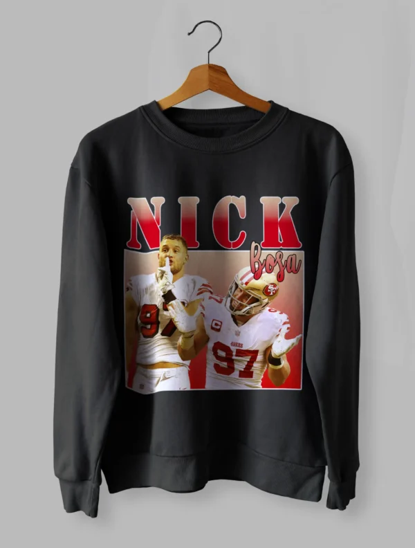 Nick Bosa Luxury Retro Sweatshirt Unisex Size