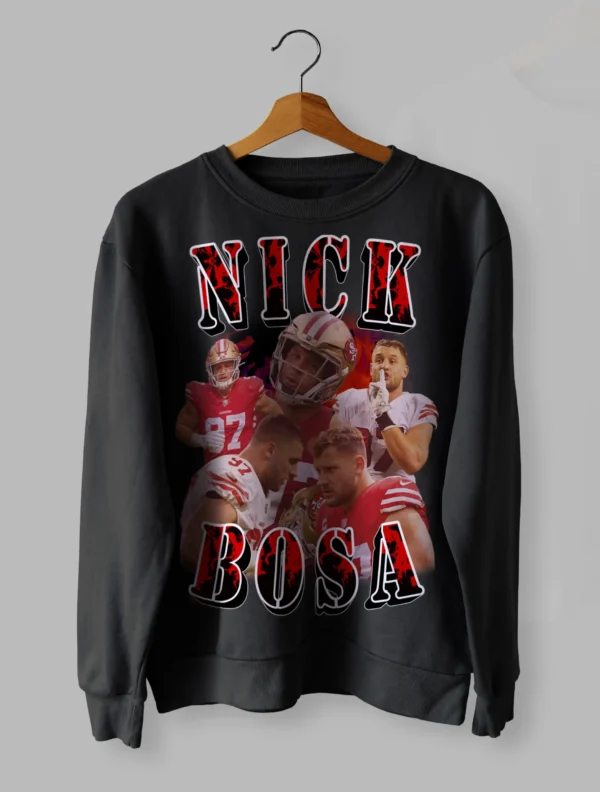 Nick Bosa Tee Luxury Retro Sweatshirt Unisex Size