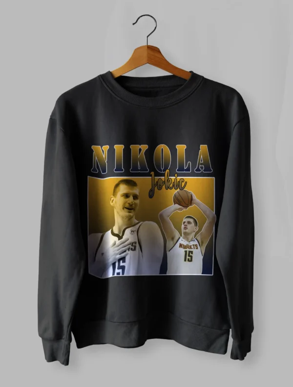 Nikola Jokic Luxury Retro Sweatshirt Unisex Size