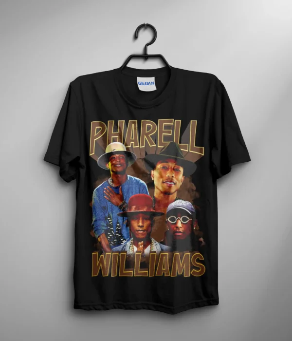 Pharell Williams T Shirt Unisex Size