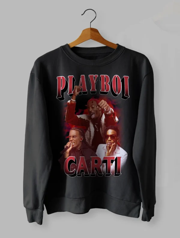 Playboi Carti Luxury Retro Sweatshirt Unisex Size