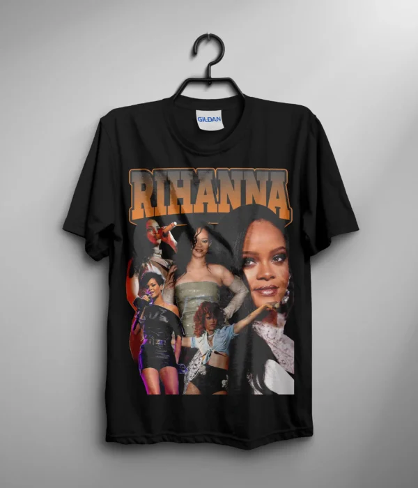 Rihanna Tee Retro T Shirt Unisex Size