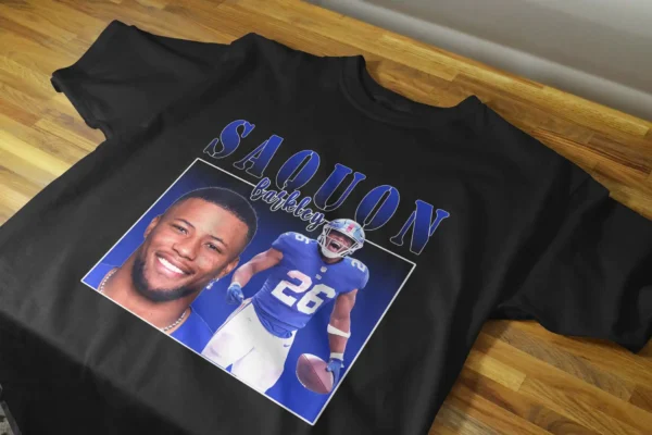 Saquon Barkley Luxury Retro T Shirt Unisex Size