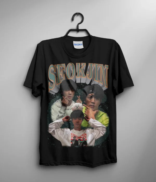 Seokjin Tee Retro T Shirt Unisex Size