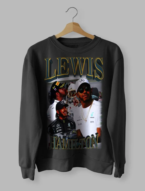 Sir Lewis Carl Davidson Hamilton Mbe Tee Retro Sweatshirt Unisex Size