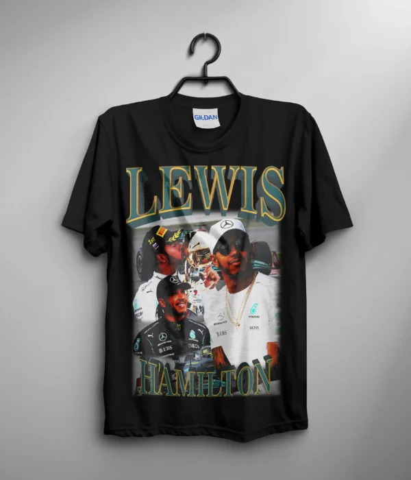 Sir Lewis Carl Davidson Hamilton Mbe Tee Retro T Shirt Unisex Size