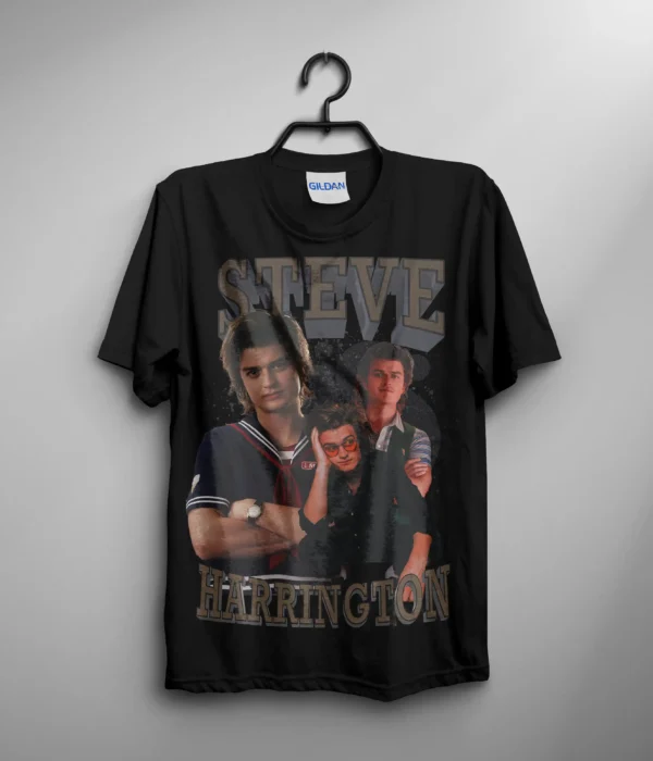 Steve Harrington Atau Joe Keery Tee Retro T Shirt Unisex Size