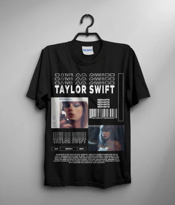 Taylor Swift Midnights T Shirt Unisex Size