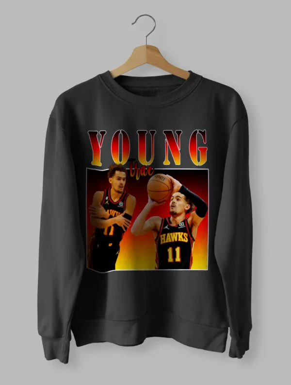 Trae Young Inspired Sweatshirt Unisex Size