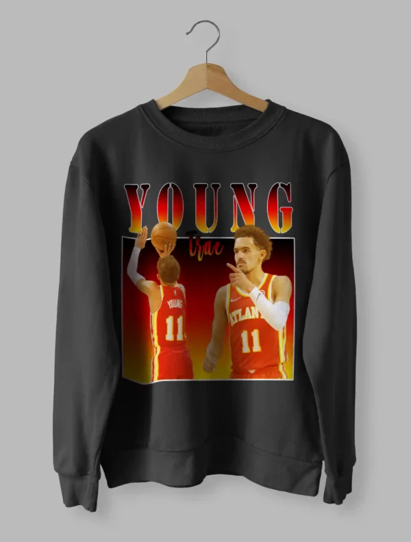 Trae Young Luxury Retro Sweatshirt Unisex Size