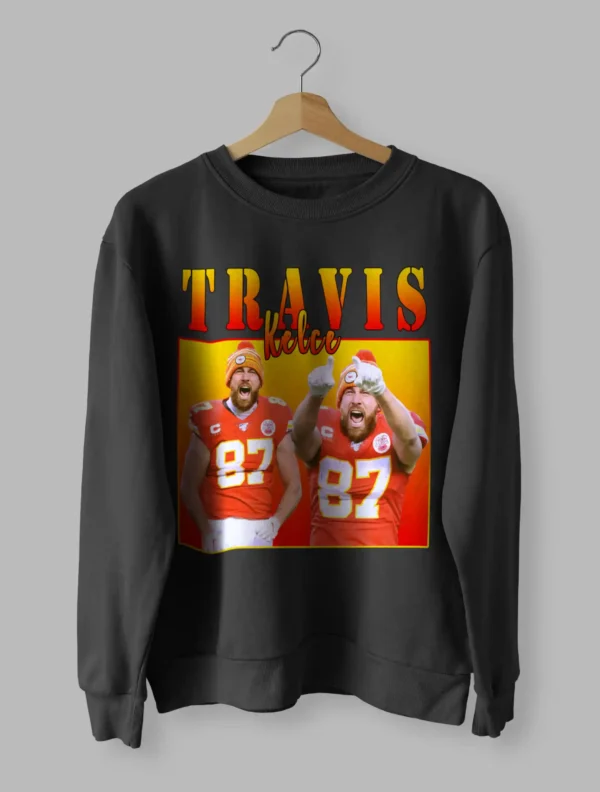 Travis Kelce Luxury Retro Sweatshirt Unisex Size