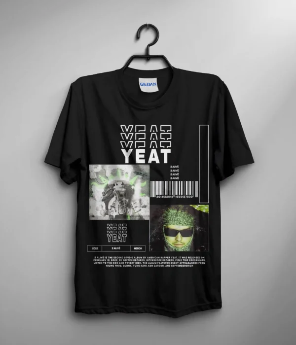 Yeat 2 Alive T Shirt Unisex Size