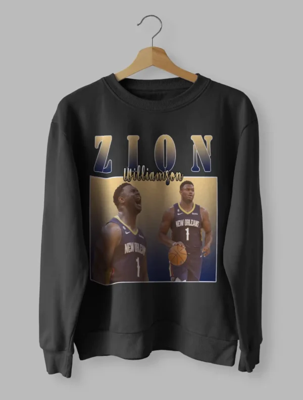 Zion Williamson Luxury Retro Sweatshirt Unisex Size